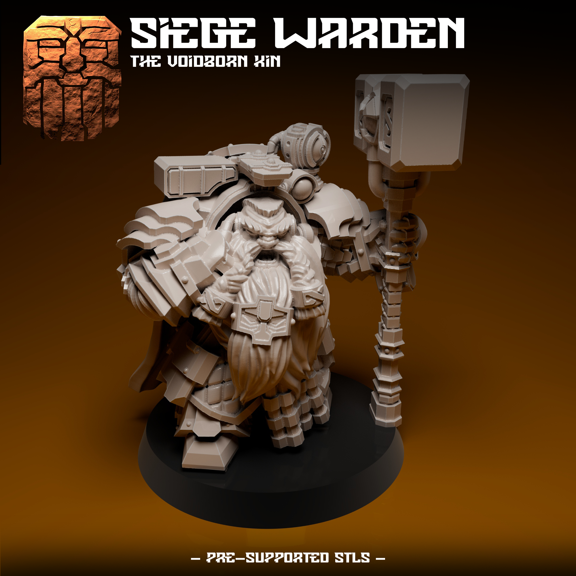 Siege Warden - Presupported